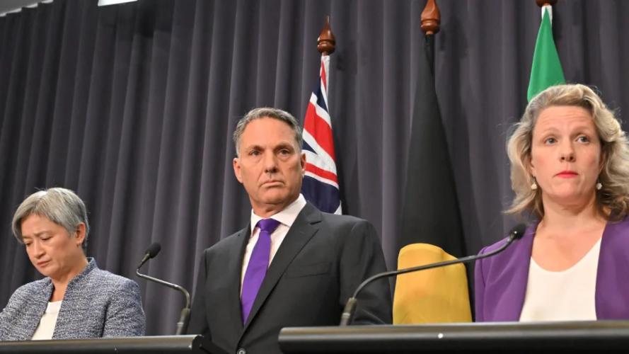 Foreign Minister Penny Wong, Deputy Prime Minister Richard Marles Clare O'Neil First Australian Cyber Sanctions - Aleksandr Ermakov 