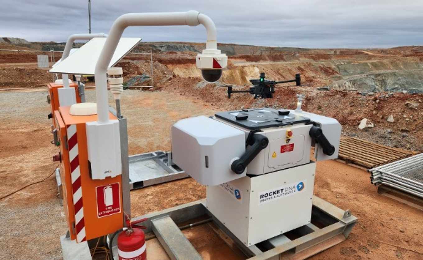 Calidus and RocketDNA partner to introduce autonomous drones to mine site