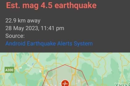 Melbourne Earthquake - Magnitude 3.8 at 11:41 p.m - Tech News