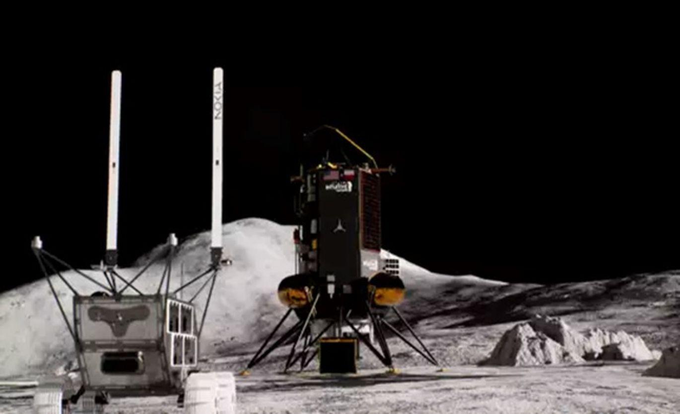 Nokia announced that Nokia Bell Labs will be deploying the first cellular network on the moon