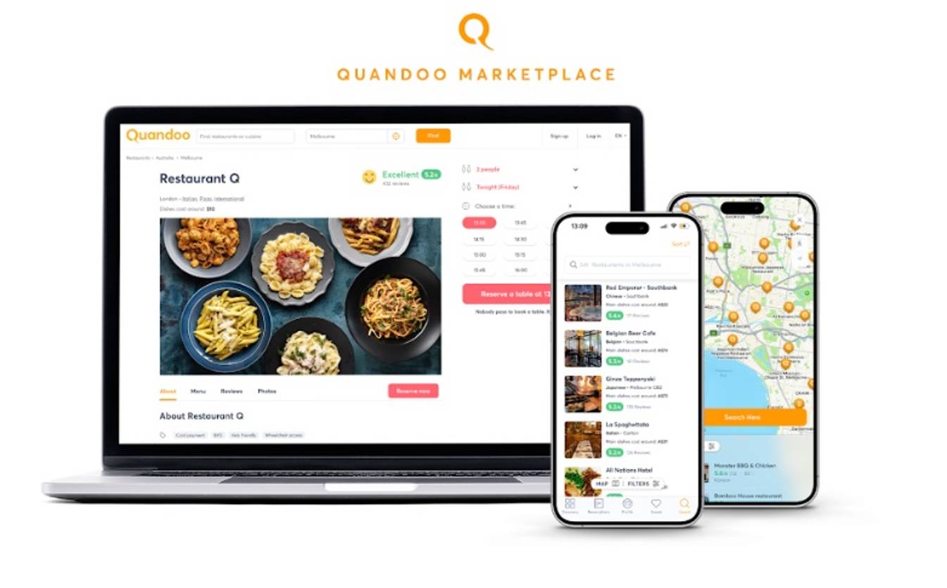 Quandoo for Restaurants has launched a new integration capability - Marketplace