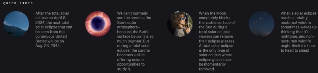 Quick Solar Eclipse Facts - 2024