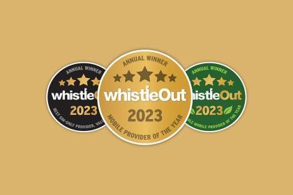 2023 WhistleOut Internet Awards- TPG, Tangerine And Google