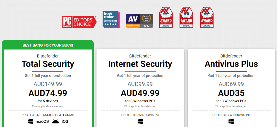 Bitdefender total security - best pricing review 2023