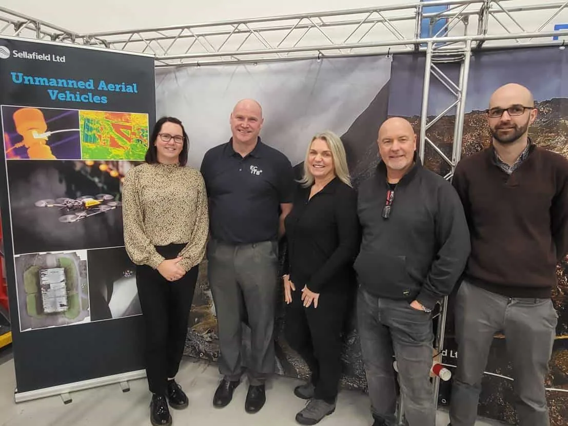 Drone specialists visit Cumbria nuclear team