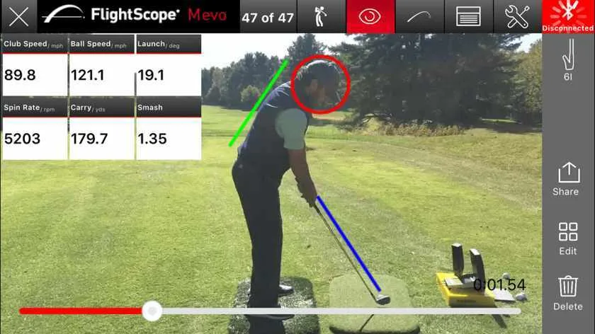 Flightscope Mevo Simulator