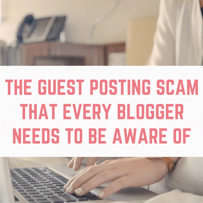 Guest Post scams