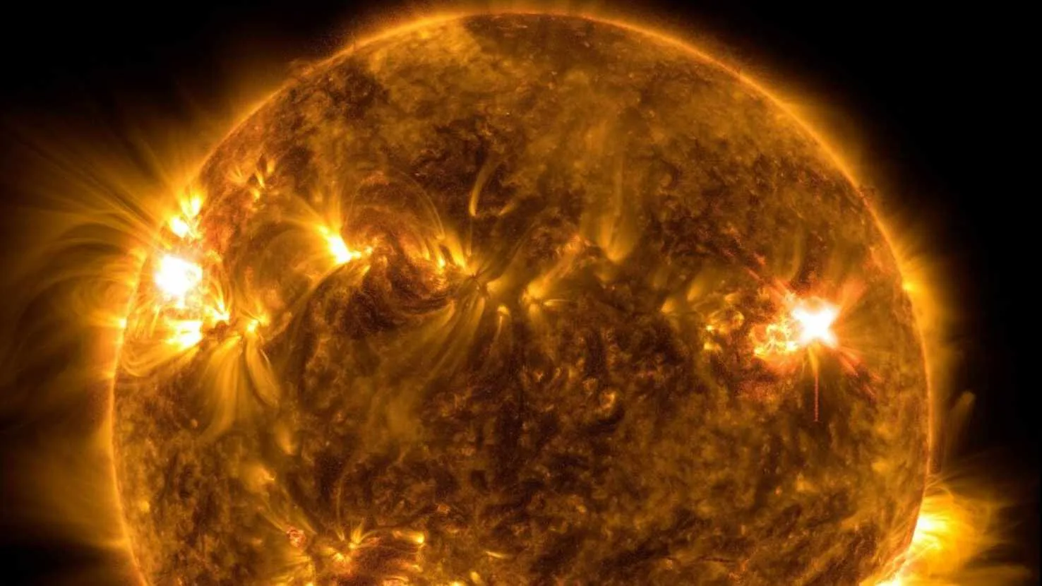 Sun Releases Strong Solar Flare