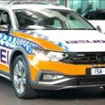 Volkswagen new hi-tech police car