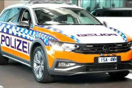 Volkswagen new hi-tech police car