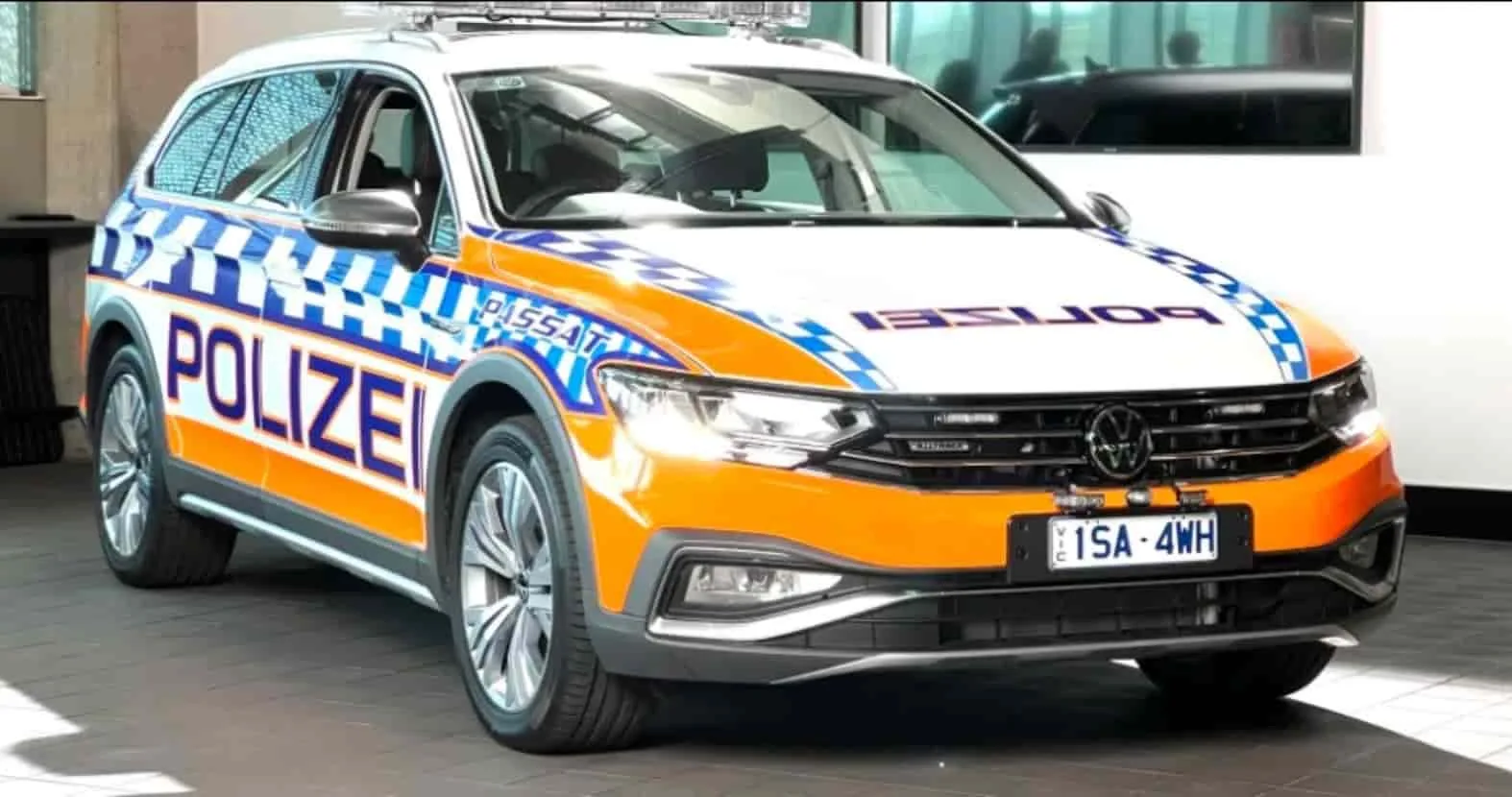 Volkswagen new hi-tech police car